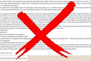 最近在社交網上瘋狂傳播有關新冠病毒溯源研究一事及使用抗生素等藥物治療新冠肺炎的失實訊息。（圖源：臉書截圖）