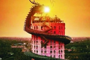 泰國龍廟被一條栩栩如生的巨龍環繞著。