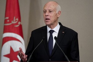 突尼斯總統賽義德。（圖源：AFP）