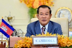 柬埔寨首相洪森。（圖源：VOV）