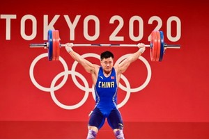 中國舉重選手呂小軍。（圖源：互聯網）
