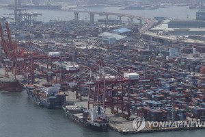韓國釜山港。（圖源: 韓聯社）