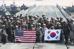 韓國國防部發言人夫勝粲5日在例行記者會上表示，韓美國防部正在對下半年聯合軍演的時間、規模和形式等細節進行協調溝通。（示意圖源：路透社）