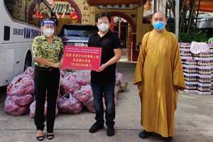 第八郡佛教會再度關照地方貧困戶