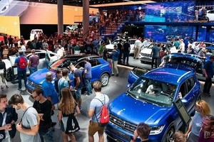圖為2018法蘭克福車展現場。（圖源：互聯網）