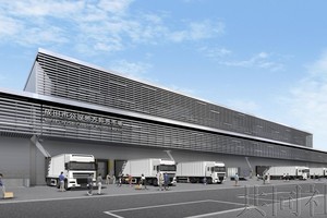 日本成田機場附近的新開批發市場一景。（圖源：共同社）