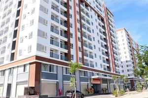 寧順省最大社會住房區B1、B2棟一瞥。（圖源：越通社）