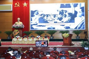 研討會現場一景。（圖源：越通社）