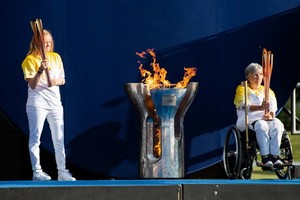 殘奧會發源地英國曼德維爾采火儀式。（圖源：互聯網）