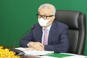 柬埔寨副總理兼財經部長翁本莫尼洛。（圖源：柬中時報）