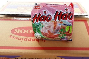 “好好”酸辣方便麵。（圖源：互聯網）