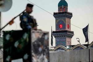 伊拉克巴格達加強安全警戒。（圖源：AFP）