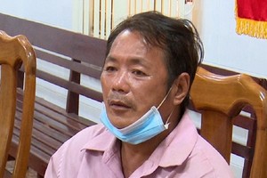 被刑拘的嫌犯阮文勇。（圖源：瓊明）