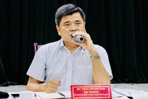 農業與農村發展部副部長陳清南在會上發言。（圖源：明創）