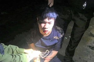 被抓獲的歹徒黎文方。（圖：重陽）