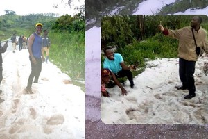 非洲赤道附近國家喀麥隆降雪