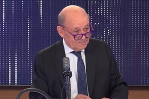 法國外交部長勒德里昂。（  圖源：推特）