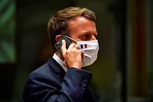 法國總統馬克龍。（圖源：AP）