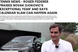 費德勒不退役將在2022年複出。（圖源：互聯網）