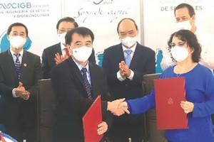 越南此前向古巴購買500萬劑阿布達拉疫苗。（圖源: VNN）