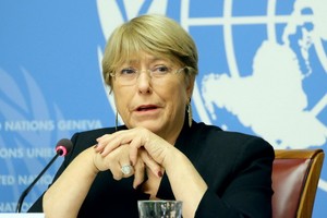 聯合國人權事務高級專員巴切萊特。（圖源：聯合國）