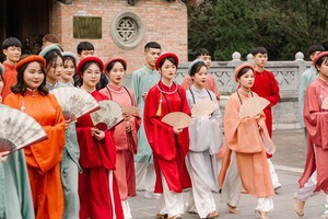 越南傳統服飾。