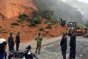 山體滑坡現場。（圖源：楊光）