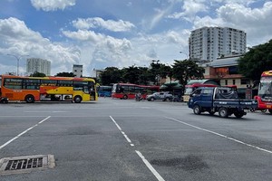 東區車站很多跨省客運路線仍未恢復運作。