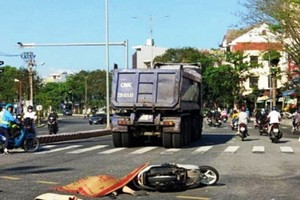 一起交通事故現場。（示意圖源：互聯網）