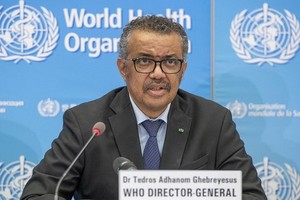 世衛組織總幹事譚德塞。（圖源：互聯網）