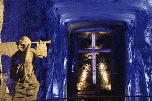 哥倫比亞西帕基拉鹽大教堂。（圖源：互聯網）