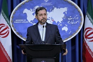 伊朗外交部發言人哈提卜扎德。（圖源：互聯網）