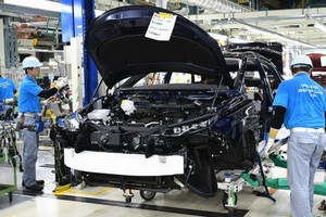 汽車組裝車間。（圖源：互聯網）