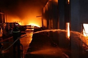 火警現場。（圖源：VOV）