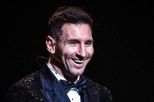 梅西在個人職業生涯第七次獲得金球獎。（圖源：互聯網）