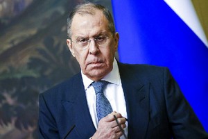 俄羅斯外交部長拉夫羅夫。（圖：AP）