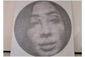 用釘及線製巨型肖像畫創紀錄