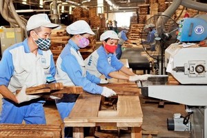 截至2021年底，我國木製品和林產品出口總額約達158億7000萬美元。（圖：文福）