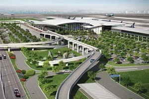 隆城機場配景圖。（圖：互聯網）