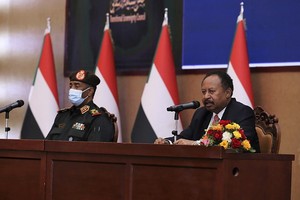 蘇丹過渡政府總理哈姆杜克2日宣佈辭職。（圖：互聯網）