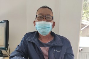 張國平在述說自己的病情。