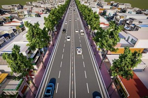 本市北-南高架路示意圖。