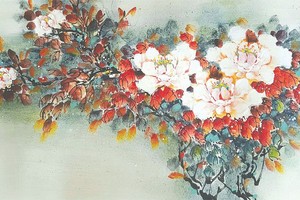  花開富貴　青雲畫