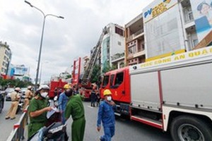 在新平郡共和街租房發生的火警。