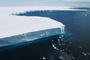 一項新的研究發現，曾是世界最大冰山的A68在南極洲南喬治亞島周圍融化時，三個月內釋放了超過1670億噸淡水。（圖：互聯網）
