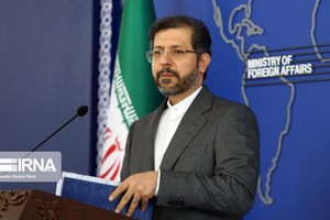 伊朗外交部發言人哈提卜扎德。（圖源：IRNA）