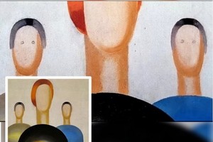 保安擅自為無臉人加眼睛致名畫被毀