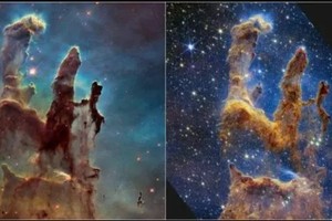 NASA 公佈“創生之柱”新圖像