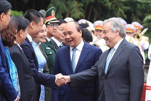 聯合國秘書長安東尼奥•古特雷斯訪越。