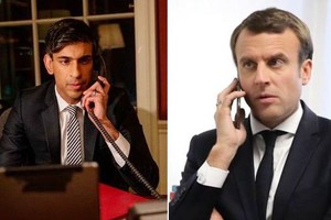 英國新任首相蘇納克28日首次與法國總統埃馬紐埃爾‧馬克龍通電話。（示意圖：Getty Images）